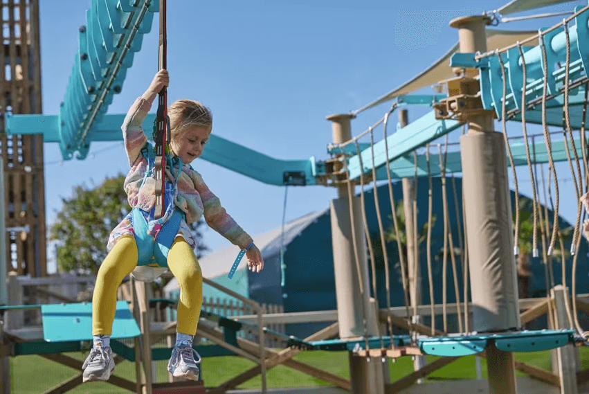 Mini Aerial Adventure for younger guests