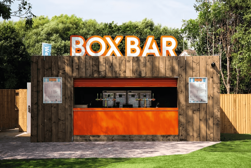 The Box Bar at Haven Kent Coast