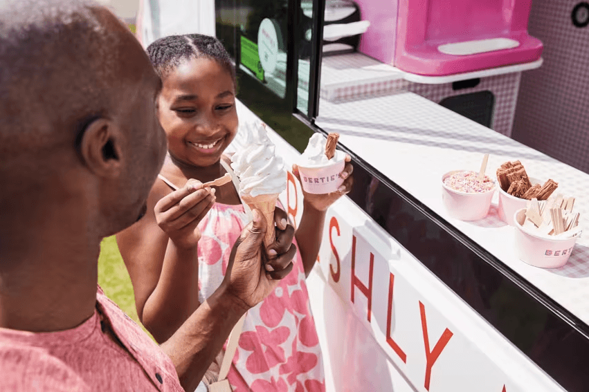 Bertie's ice cream stand