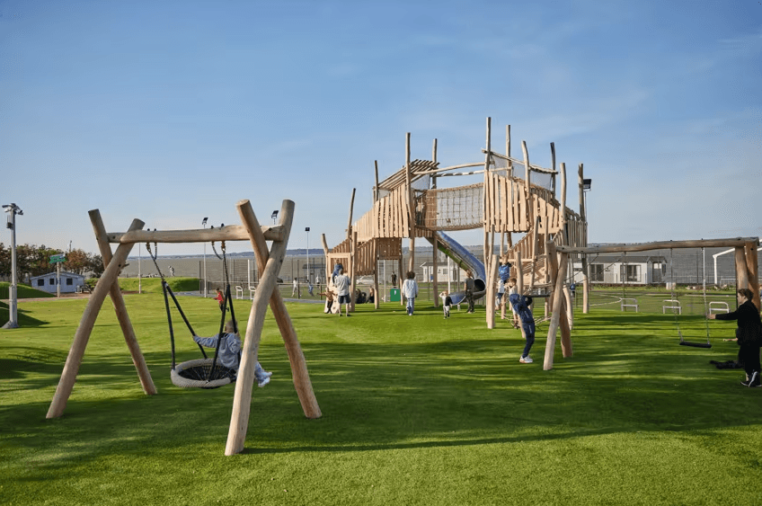 Adventure Village play area opposite the Outdoor Stage