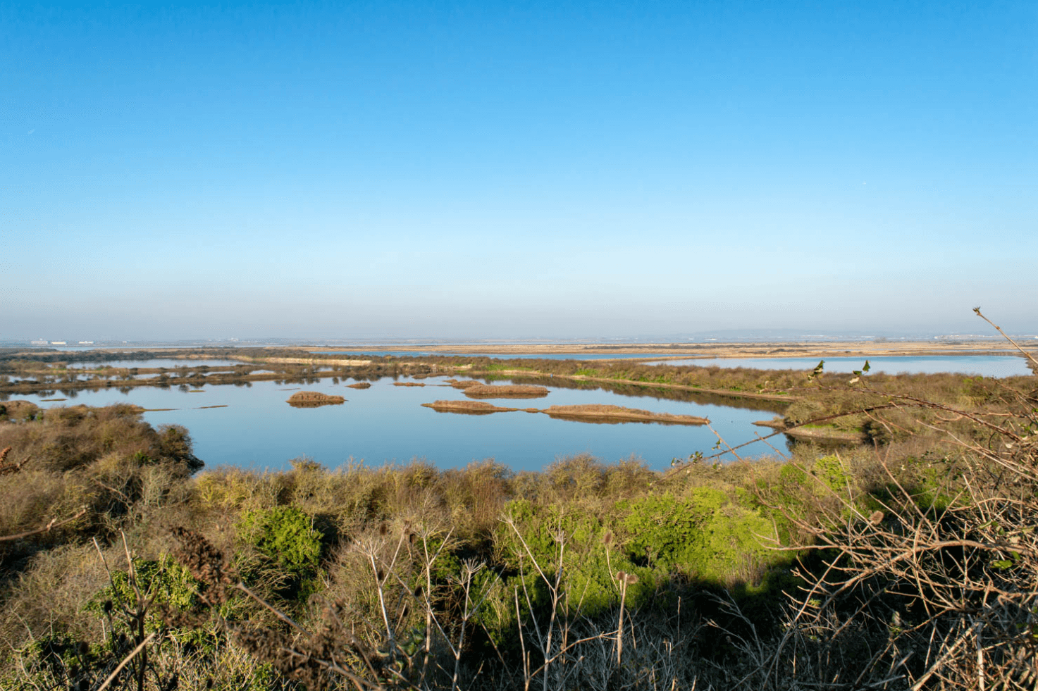 Cliffe Pools RSPB wetland reserve on the Hoo Peninsula