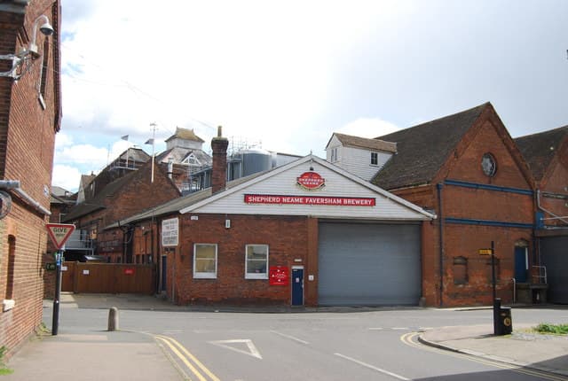 The Shepherd Neame brewery and the medieval town of Faversham